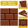 80Pcs Super Bros Birthday Tableware Kit for 20 Guests -