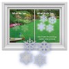 Window Alert decals (Snowflake decals x 4)