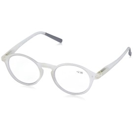 Solar Unisex Glasses R01 Dark Blue +2, Transparent matt.