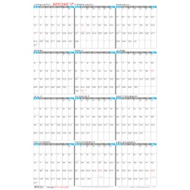 2027 Paper - 24" X 36" Large Erasable Wall Calendar - Vertical 12 Month Yearly Annual Planner
