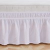 Elastic Polyester Bed Skirt Ruffle Easy Fit Spread Cover Valance