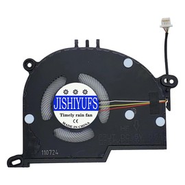 JISHIYUFS New CPU Cooling Fan for LG Gram 16 16Z90Q 16Z90P 17Z90Q-K 17Z90P 17Z95P 17ZB90R 15Z90P 15Z90P-P DFS5K12214161U, FN6R, FPUT DC5V 0.5V A FAN