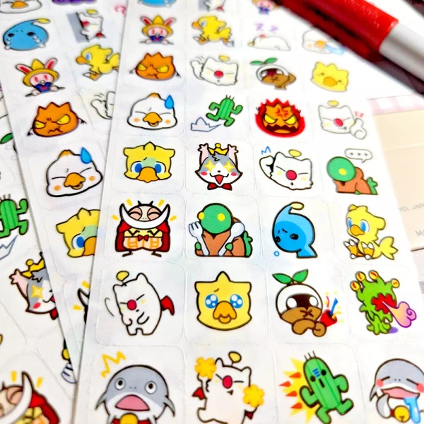 Unbranded Chocobo Stickers - Final Fantasy Stickers for Reward Chart,