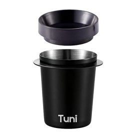 TUNI 51mm Dosing Funnel and Dosing Cup Set, Espresso Coffee Dosing Ring Fits 51mm Portafilter