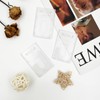 3-Pack Slim Heavy-Duty Vertical Badge Holders – Clear Hard Plastic
