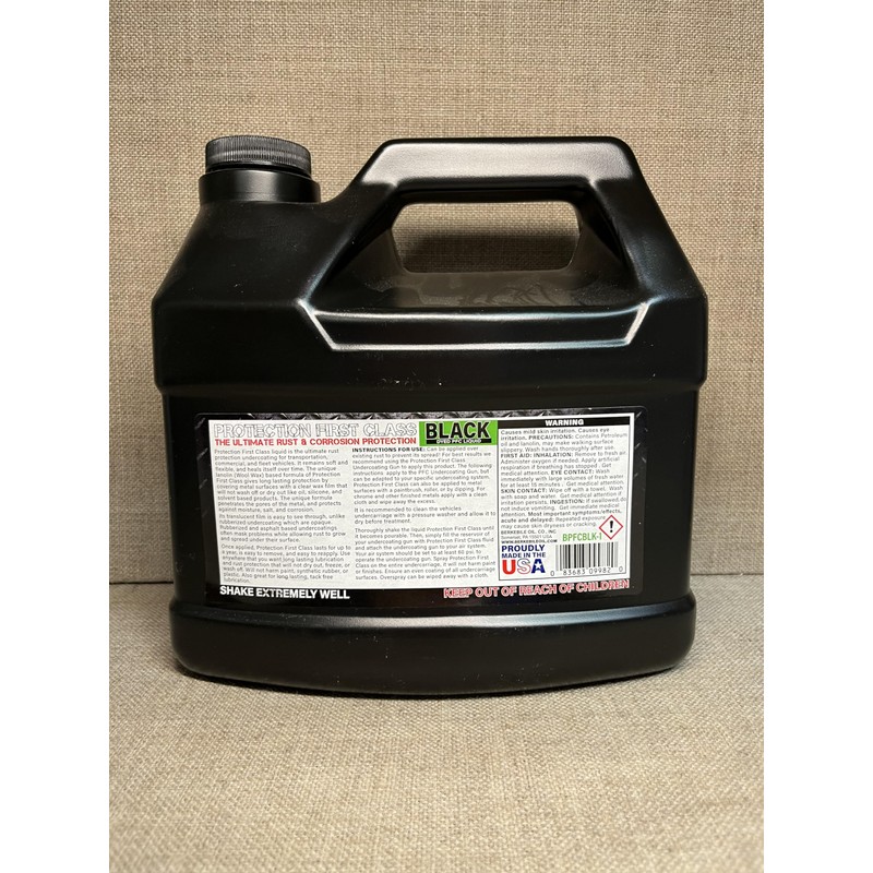 Gallon PFC Black, Pro Undercoating Spray Gun, 360* Wand, 3