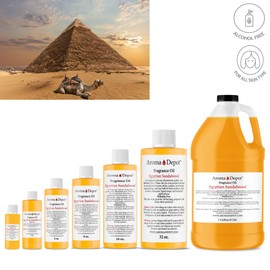 Egyptian Sandalwood 16 oz. Fragrance Oil I Perfume I Skin Oil I Scented Oil. DIY Projects Such as Candles, Bath Bombs, Body Butters, Creams & Lotions. Few Drops in The Diffuser, Burners, or Warmers.