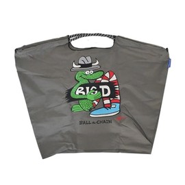 Ball & Chain 314104 L, C.GRAY Large Size BIG D Shopping Bag, Eco Bag, Shoulder Bag, C.GRAY
