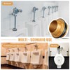 Zonon 3 Pcs Flush Valve Parts Closet Spud Brass Plumbing