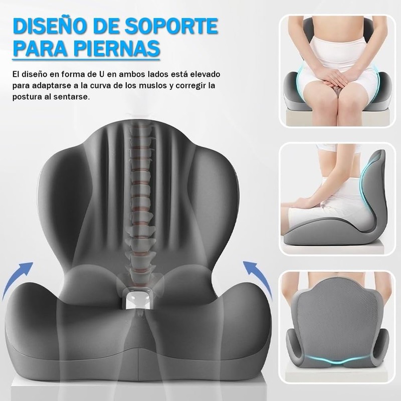Cojín de Espalda y de Silla Combinado, Cojín y Asiento