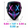 LED Halloween Mask for Cosplay - Light Up Scary Festival