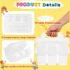 NINU Classroom Caddy Storage Basket with Handle, Plastic Arts Office