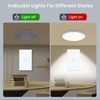 LOUYSGEN Light Switch No Neutral Wire,Wireless Light Switch No WiFi,Tempered