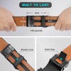 Nelbons Men's Belt, Slide Ratchet Belt for Men with Leather