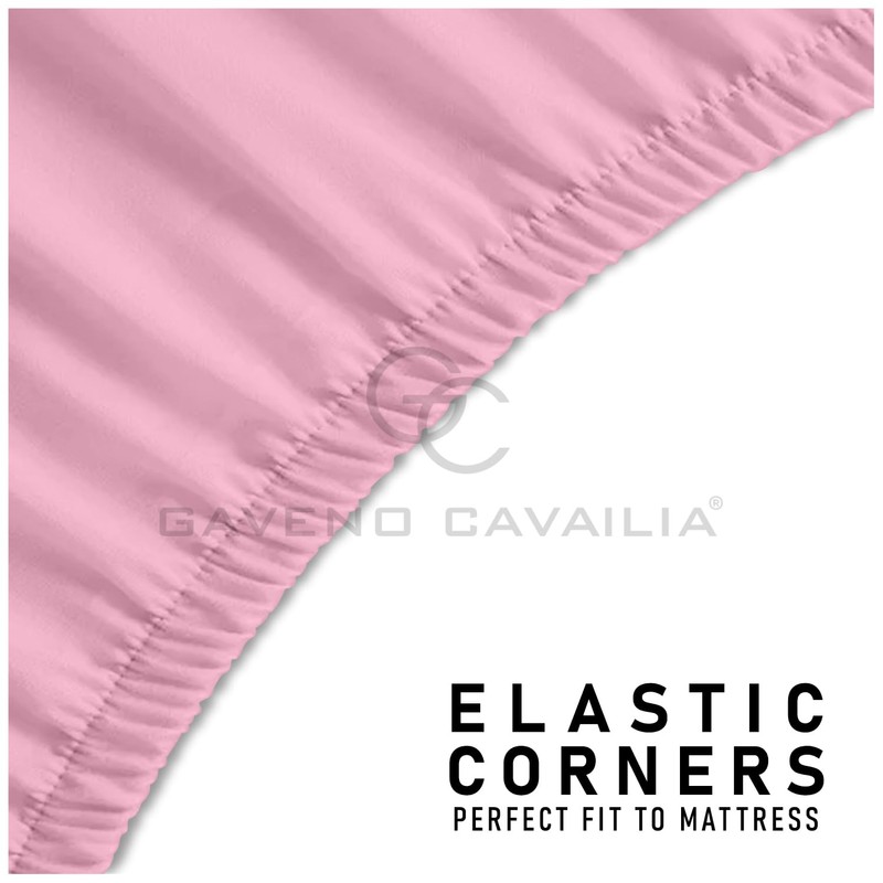 Easy Care Double Fitted Sheet Deep With 16 Inch (40