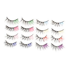 NOLITOY Sets False Lashes for Women Natural Eyelash Extensions Professional Cosplay Makeup Lashes Pairs