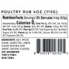 Oakland Dust Poultry Rub 4 oz (113g) Shaker Bottle