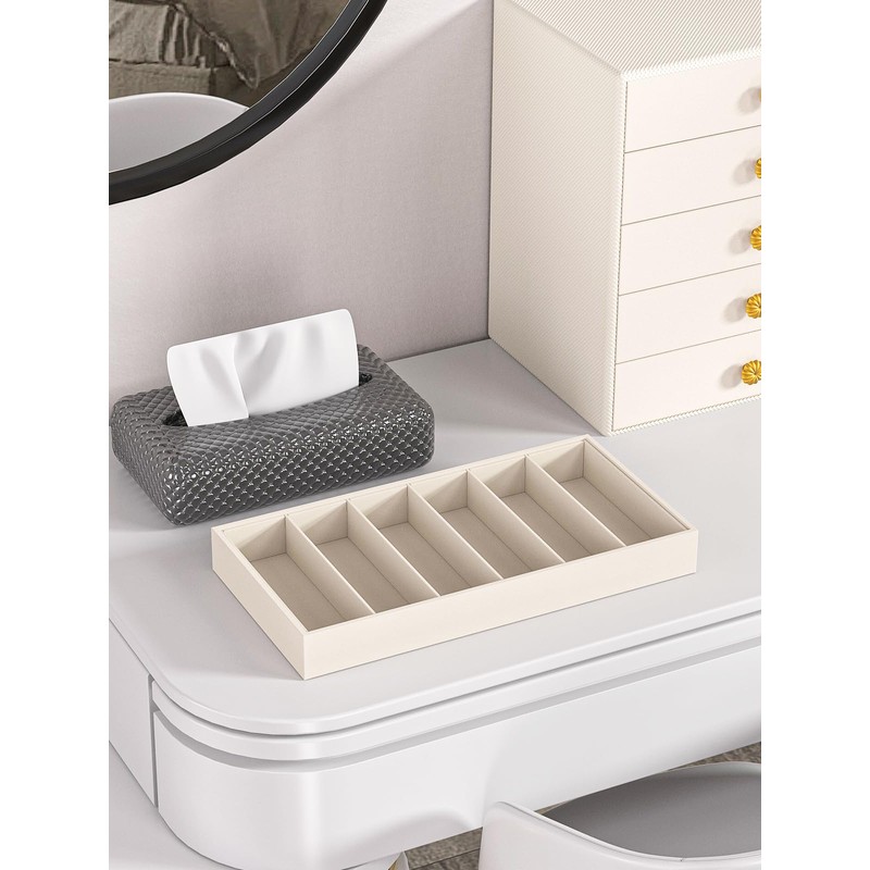 Ausalivan Sunglass Organizer Tray,Eyeglass Storage for Multiple Glasses,Jewelry and Sunglasses