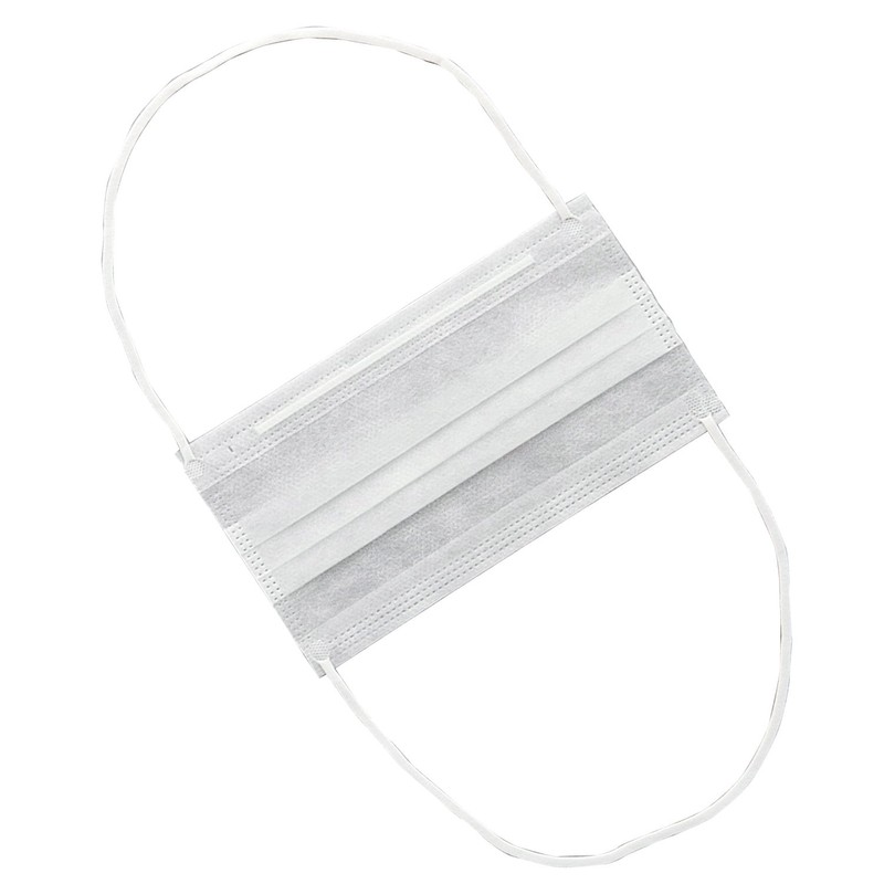 川西 Industrial kuri-nberuzu Fresh Mask Ply Overhead 100 Piece, White, One