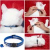 Cat Collar with Night Reflector, Safety Buckle, Safety Bell, Reflective,