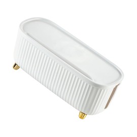 TEHAUX Home Cable Storage Box Stylish Cable Management with Lid for Power Strips Cords for Living Room Office Organization Capacity for Multiple Cables