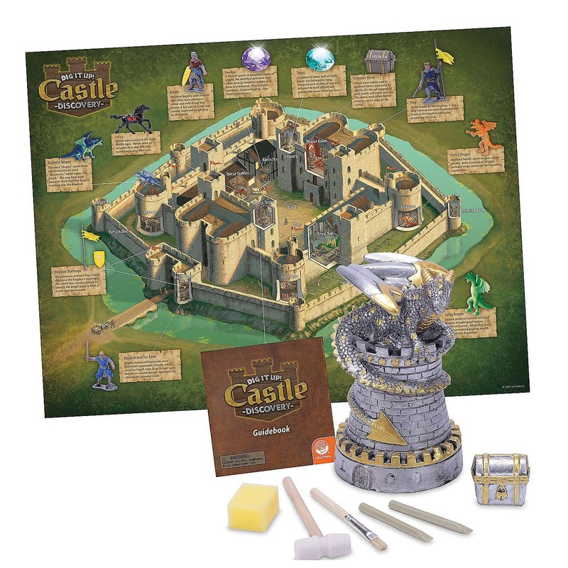 MindWare Dig It Up! Castle Discovery – Fantasy-Themed Excavation Kit