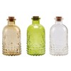 Gyaxiang 2Pcs Clear Glass Reed Diffuser Bottles with Cork Lid,Apothecary