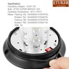 ETUKER Rotating beacon LED 12/24 V truck magnetic blue flashing
