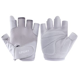 Workout Gloves for Women, Gym Gloves for Women Gym Gloves for Working Out, Workout Gloves Women Fitness Gloves Hand Out Gloves (Grey, Small)