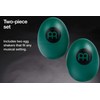 Meinl Percussion ES2-GREEN Set of Two Plastic Egg Shakers, Green