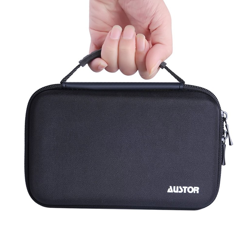 AUSTOR Hard Carrying Case for New 3DS XL Black/Blue, Blue