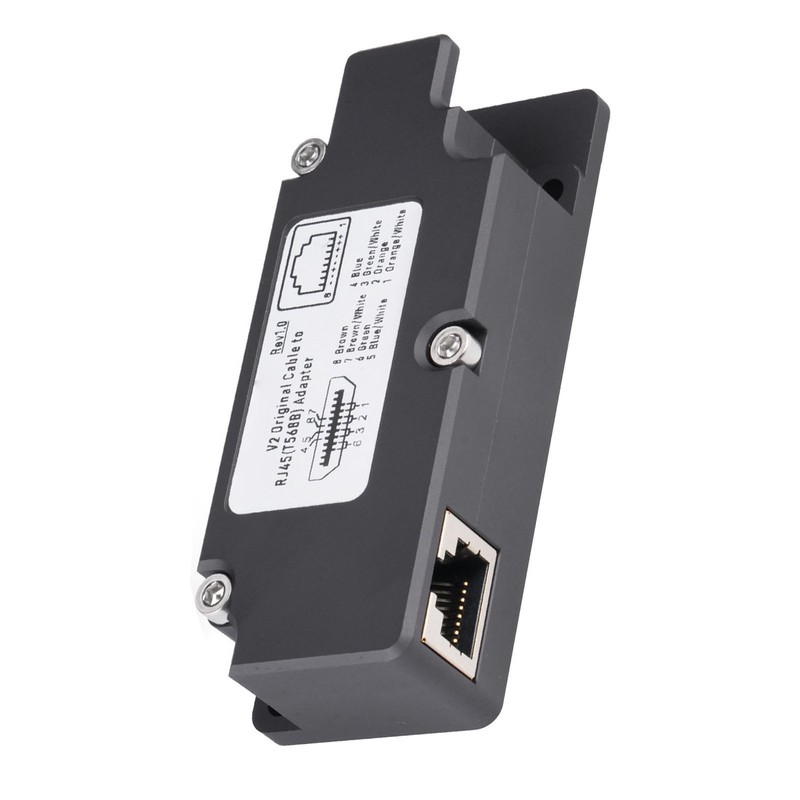 Ethernet Adapter with CAT 8 Cable T568B Pin Fast Connection