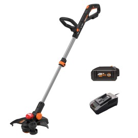 WORX Worx Nitro 20V 13" Cordless String Trimmer with Brushless Motor, 3-in-1 Grass Trimmer Edger Mini-Mower, Lightweight Weed Trimmer COMMAND FEED Instant Line Advancement WG173C Battery & Charger Included