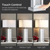 PARTPHONER Modern Mirror Table Lamp Set of 2 - Touch