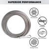 LAKNUAL 3/8" Stainless Steel Wire Rope, 304 Stainless Steel Cable