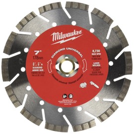 Milwaukee 49-93-7120 7" Diamond Universal Segmented-Turbo
