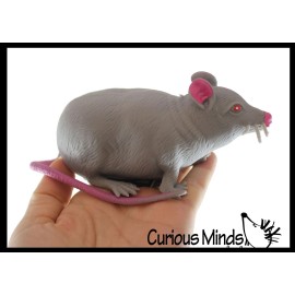 Not Specified 1 Rat Stretchy Sand Filled Mouse -Gross Sensory Fidget Toy Moldable Fun