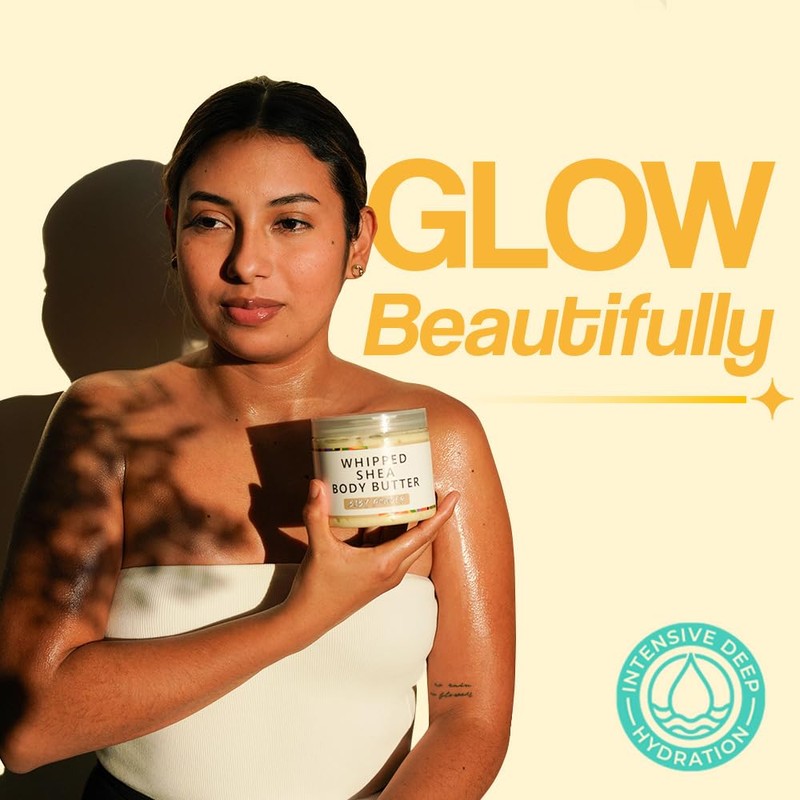 AKWAABA New Whipped Shea Butter (Sweet Mango) - Nourishes, Moisturizes