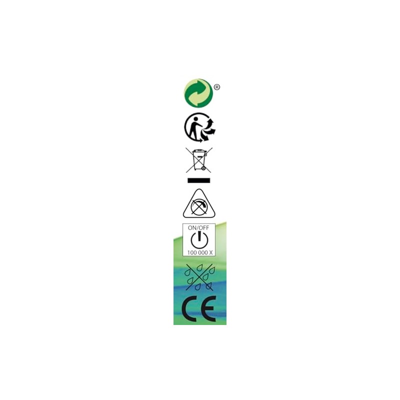 greenandco 5 x LED spotlights, GU10, 2.5 W, 450 lm,