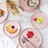 AmorArc Ceramic Dinner Plates Set of 6, 10.25 Inch Stoneware