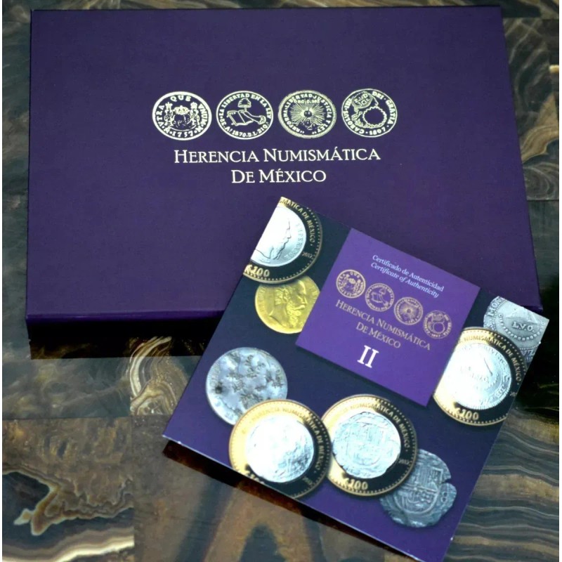 Serie Il 2012 Herencia Numismática De México 6 Monedas