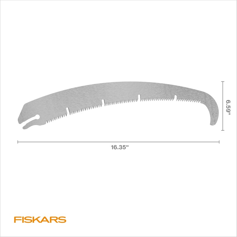 Fiskars XtendControl X3 Double-Hooked Replacement Saw Blade, Triple-Ground Tooth Profile