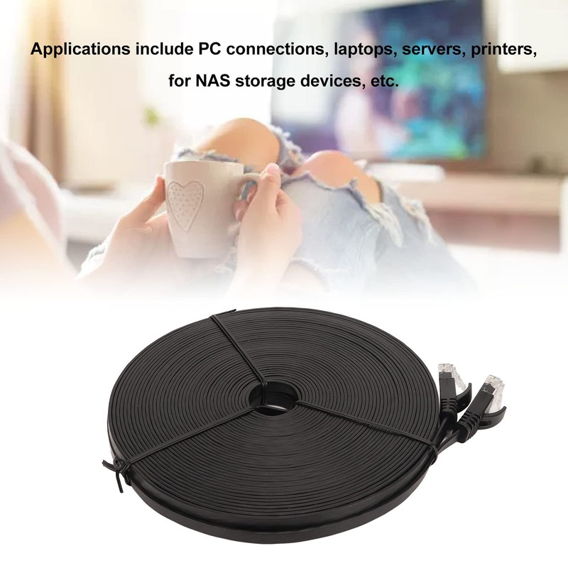 para Cable Ethernet CAT6 de 66 Pies, Cable de Conexión