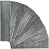 TORURAL 100 Whitewash Grey Faux Brick Wall Tiles, 3D Thin