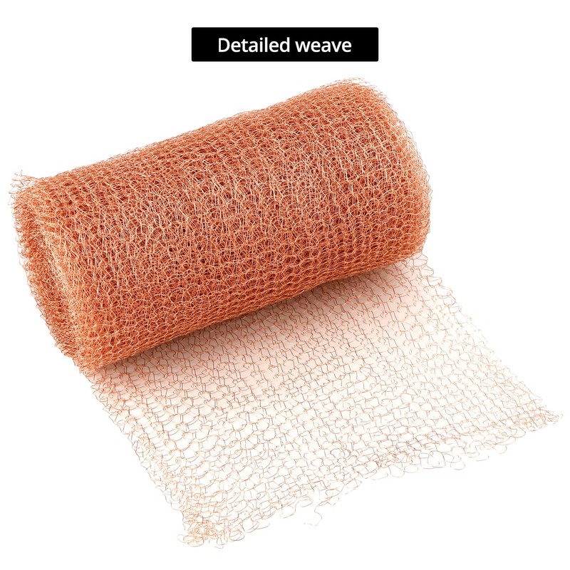 QWORK® Copper Mesh Slug and Snail Control,5Inches X 20 Feet,