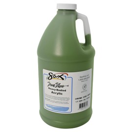 Sax True Flow Heavy Body Acrylic Paint, Half Gallon, Chrome Oxide Green