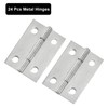 Murtenze 24 Pack Door Hinge Set - 1.5 Inch Cabinet