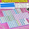 YINIUREN American Mahjong Sets with Pushers 166 Mahjong Tile Set