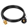 GasSaf 7FT Propane Hose, Propane Adapter Hose, Propane Tank Hose