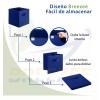 Breezee Market Set 6 Cajas Organizadores Almacenamiento Ropa Objetos Plegab